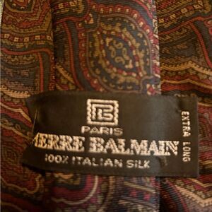 Vintage Pierre Balmain X-tra long Silk Necktie